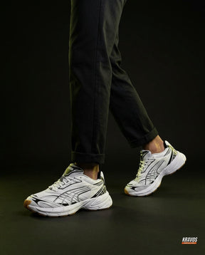 PM Mesh Gum-Sole Chunky Runner White Black Gum