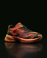 PM Mesh Layered Chunky Runner Orange Black