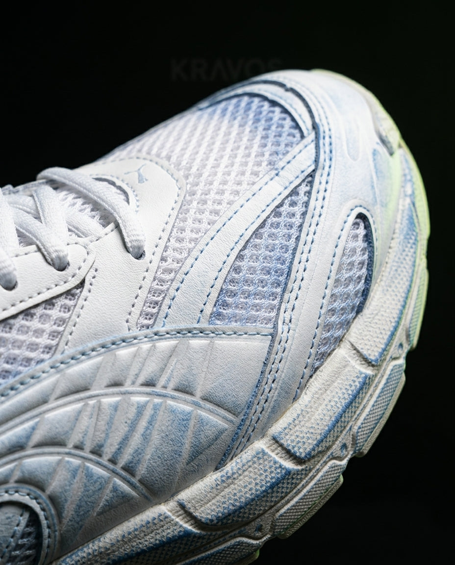 PM Mesh Layered Overdyed Runner