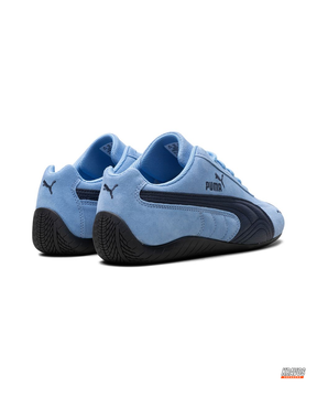 PM Suede Curved-Sole Racing Trainer