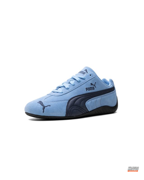 PM Suede Curved-Sole Racing Trainer