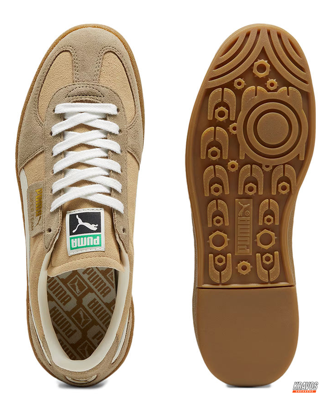 PM Suede Gum-Sole Terrace Trainer
