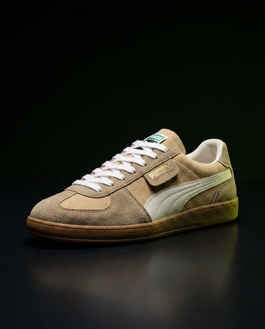 PM Suede Gum-Sole Terrace Trainer