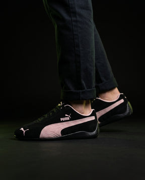 PM Suede Motorsport Low Racing Trainer Black Pink