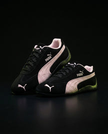 PM Suede Motorsport Low Racing Trainer Black Pink