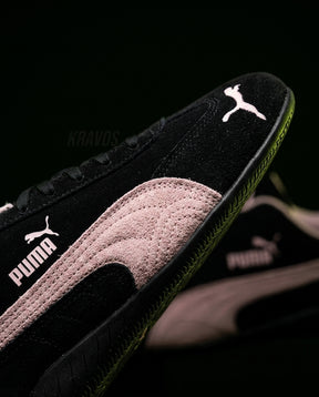 PM Suede Motorsport Low Racing Trainer Black Pink