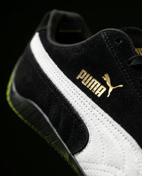 PM Suede Motorsport Low Racing Trainer Black White