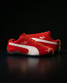 PM Suede Motorsport Low Racing Trainer Red White