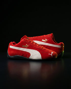 PM Suede Motorsport Low Racing Trainer Red White