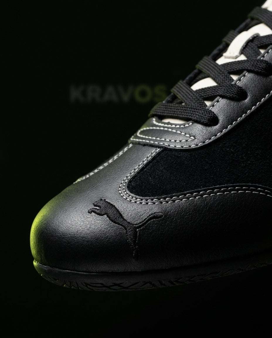 PM Suede Panelled Racing Trainer