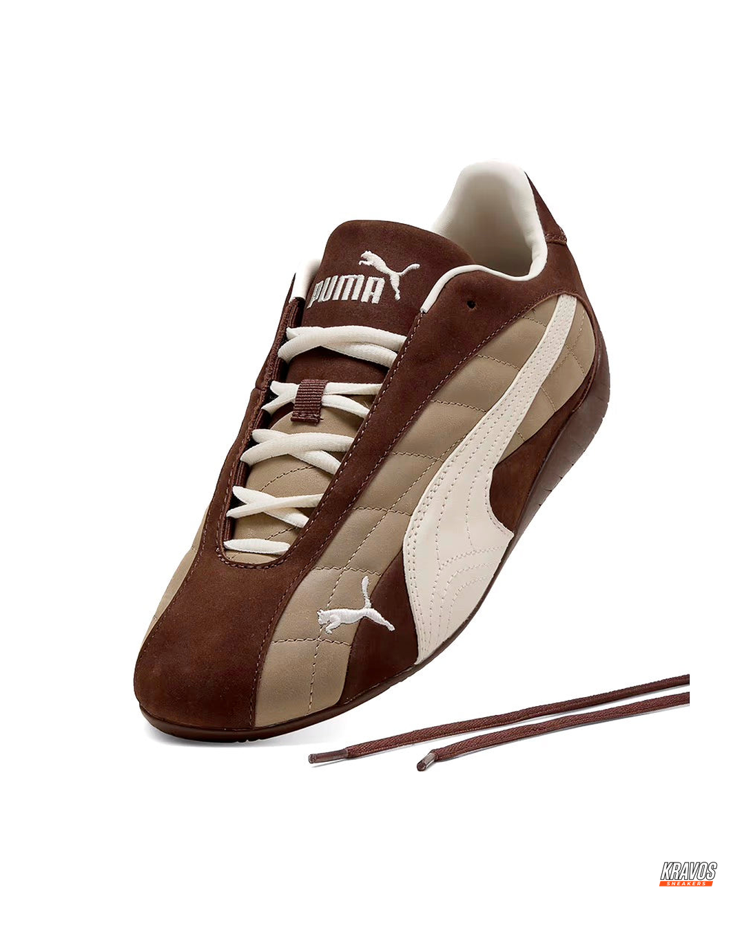 PM Suede Quilted Racing Trainer