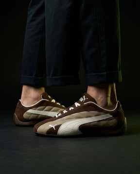 PM Suede Quilted Racing Trainer