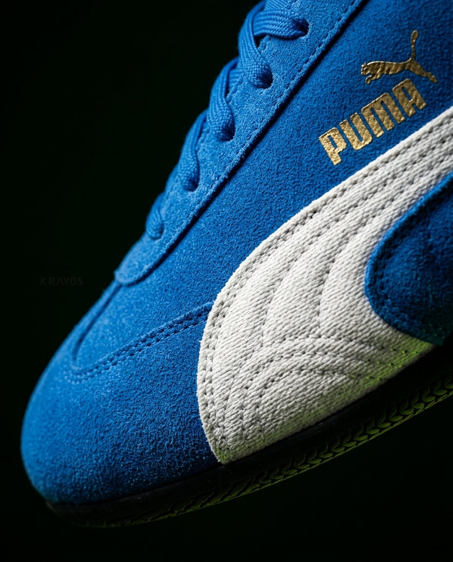 PM Suede Racing Stripe Trainer