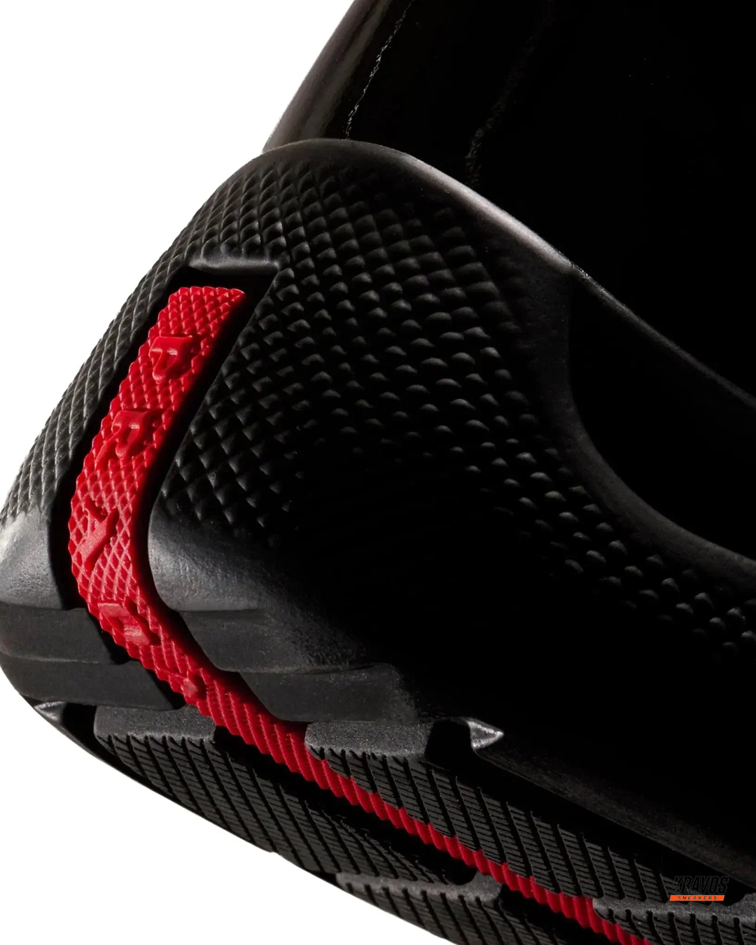 PRD Patent Leather Mesh Panel Trainer