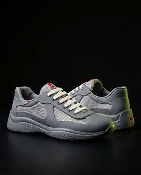 PRD Rubber Bike-Fabric Sailing Trainer Grey Red