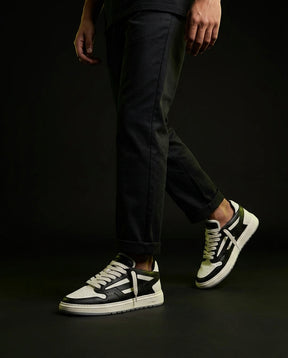 RPT Leather Panelled Basketball Trainer
