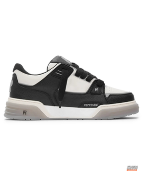 RPT Leather Panelled Court Trainer