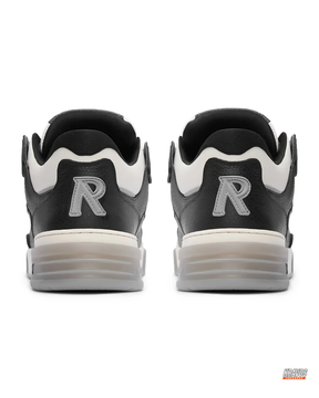 RPT Leather Panelled Court Trainer