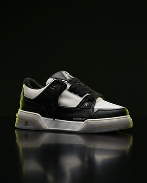 RPT Leather Panelled Court Trainer