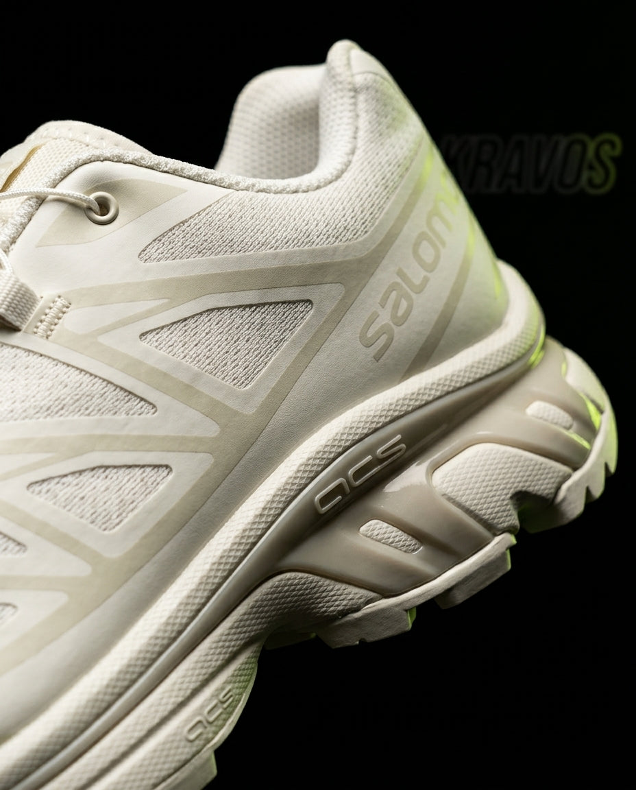 SLM Mesh Layered Trail Runner Cream White