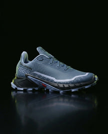 SLM Mesh Layered Trail Trainer Blue Grey