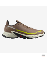 SLM Mesh Layered Trail Trainer Brown Cream Yellow #browncreamyellow