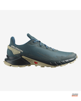 SLM Ripstop Lugged Trail Runner Steel Blue Khaki #steelbluekhaki