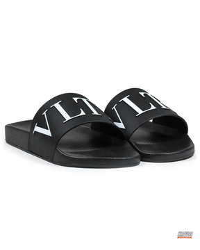 VLN Rubber Logo-Strap Pool Slide