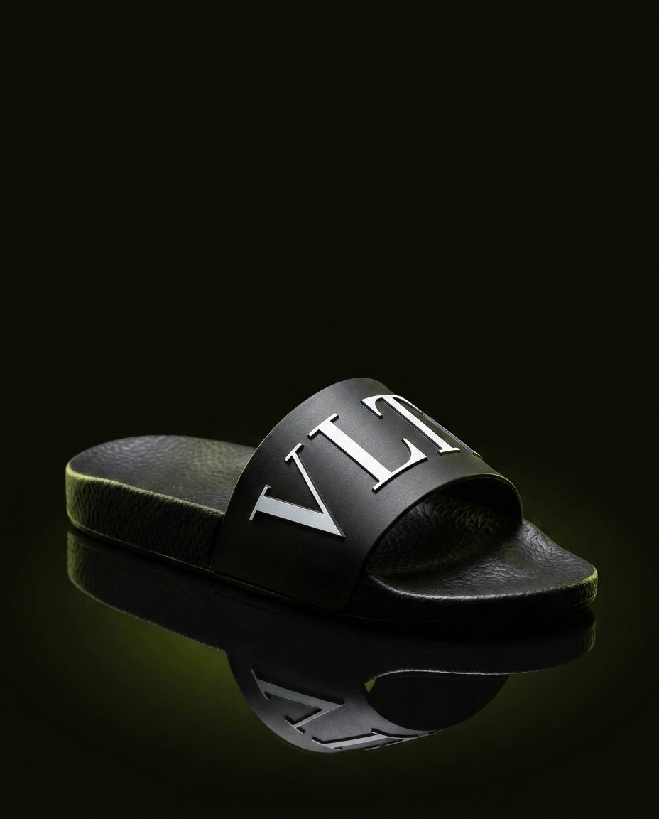 VLN Rubber Logo-Strap Pool Slide