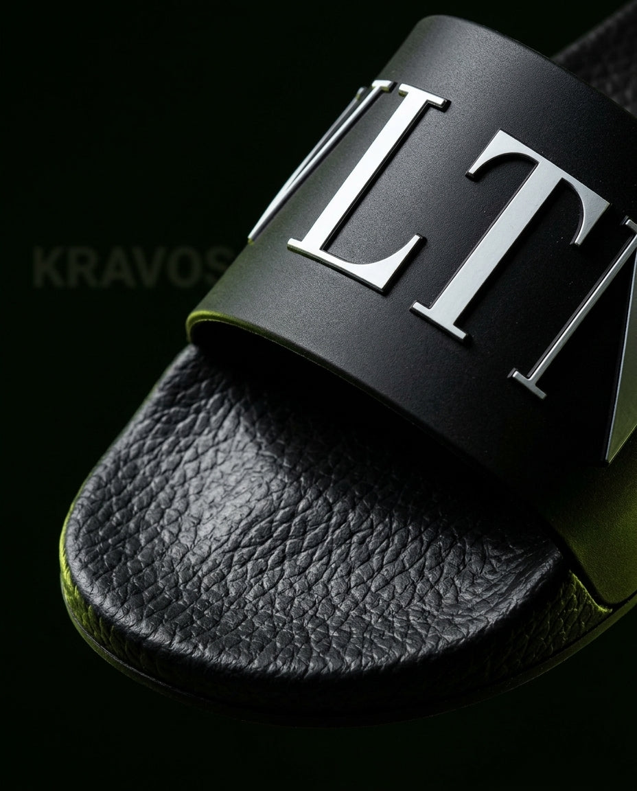 VLN Rubber Logo-Strap Pool Slide