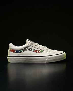 VNS Canvas Embroidered Patchwork Skate Low