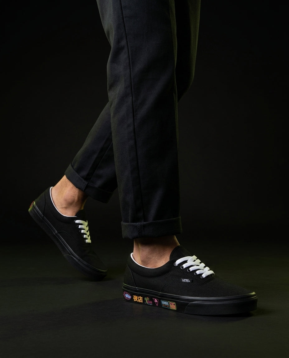 VNS Canvas Graphic-Patch Skate Low