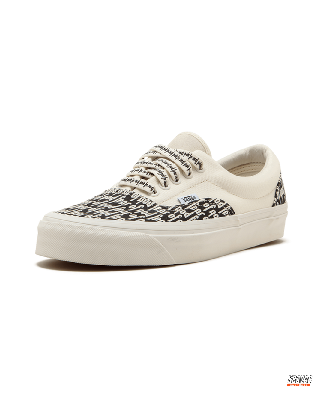 VNS Canvas Printed Text Skate Low