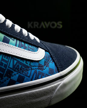 VNS Canvas Printed Vulcanised Skate Low