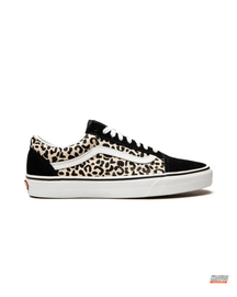 VNS Canvas Suede Vulcanised Skate Low Black Leopard White #blackleopardwhite