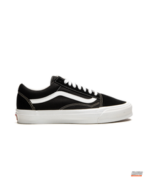VNS Canvas Suede Vulcanised Skate Low Black White #blackwhite