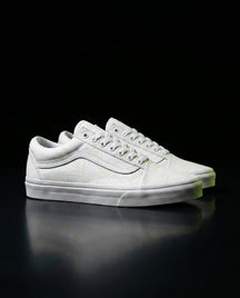 VNS Canvas Suede Vulcanised Skate Low Triple White