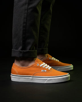 VNS Canvas Vulcanised Skate Low Orange White