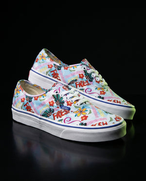 White Multicolour