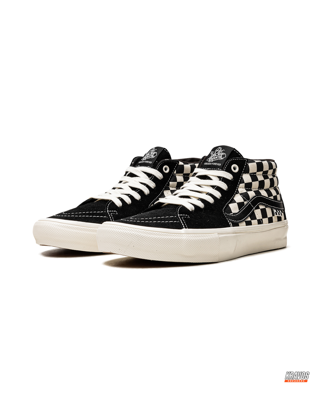 VNS Checkerboard Suede Skate Mid