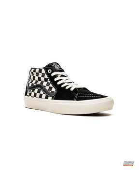 VNS Checkerboard Suede Skate Mid
