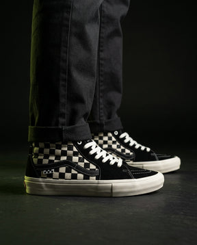 VNS Checkerboard Suede Skate Mid