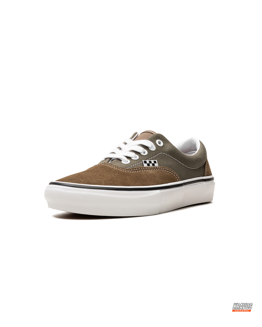 VNS Suede Canvas Panelled Skate Low