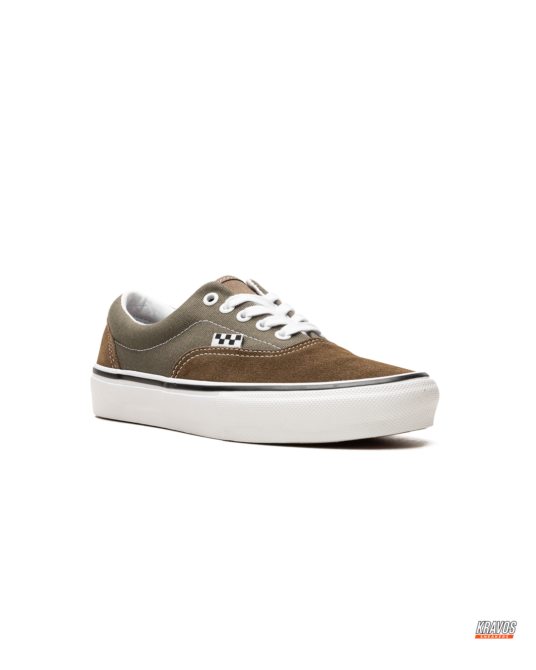 VNS Suede Canvas Panelled Skate Low
