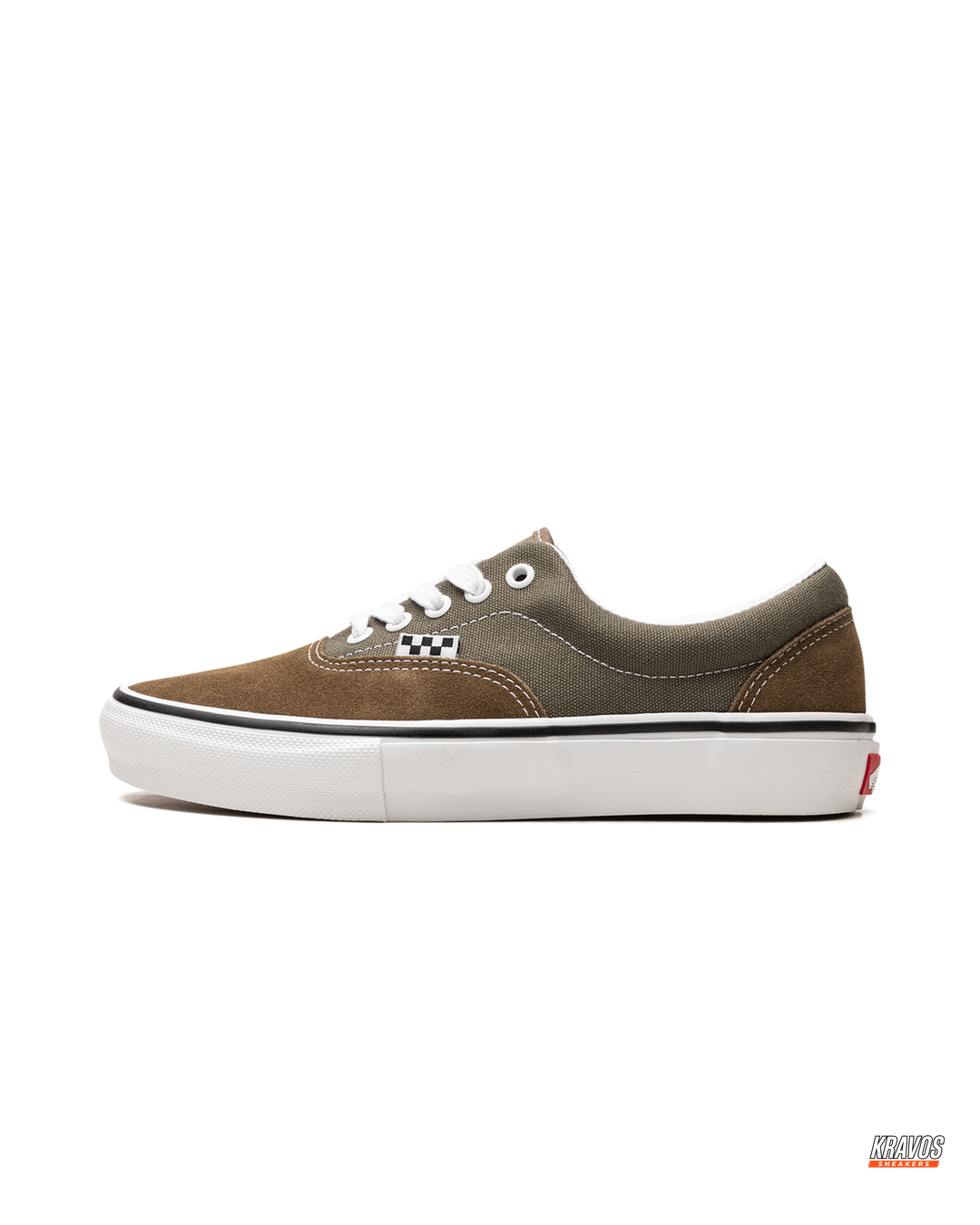 VNS Suede Canvas Panelled Skate Low