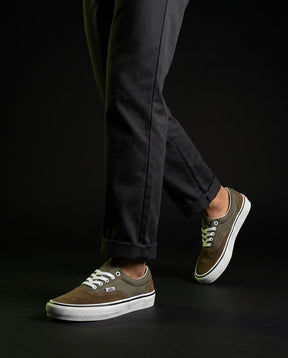 VNS Suede Canvas Panelled Skate Low