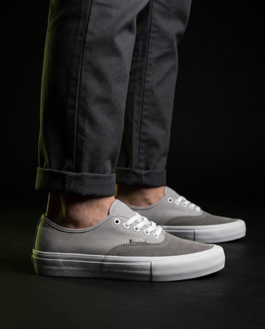 VNS Suede Canvas Vulcanised Skate Low