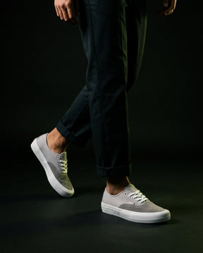 VNS Suede Canvas Vulcanised Skate Low