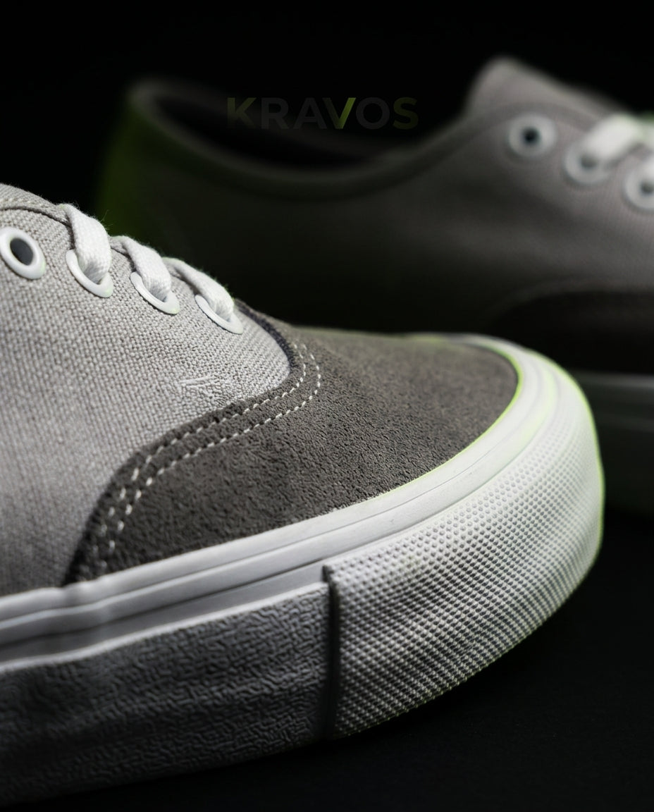 VNS Suede Canvas Vulcanised Skate Low