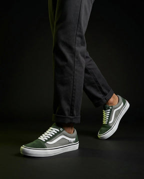 VNS Suede Canvas Vulcanised Skate Trainer